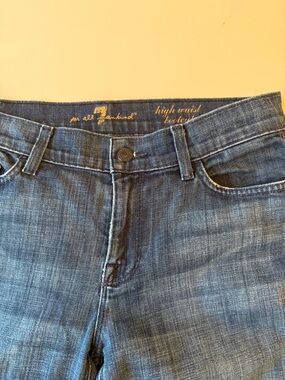 7 For All Mankind High Rise Jeans - Medium Blue Wash